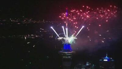 Auckland ushers in New Year with celebratory fireworks at iconic Sky Tower