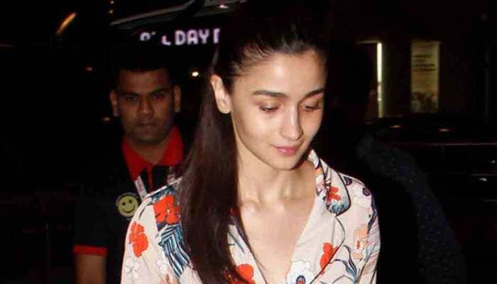 Alia Bhatt trolled for wearing a silk night-suit dress at airport 
