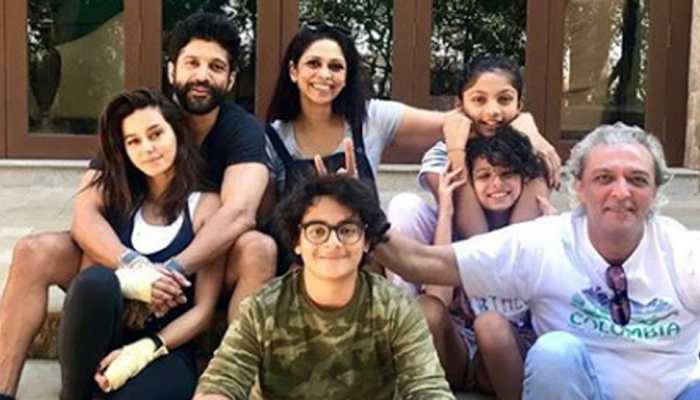 Farhan Akhtar cuddling rumoured girlfriend Shibani Dandekar is the cutest thing on the internet!