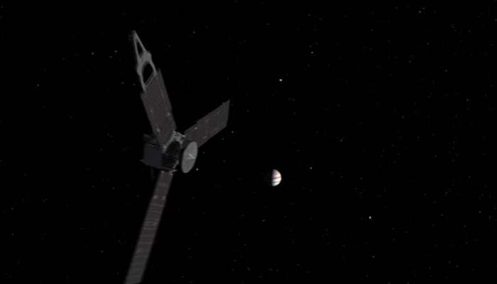 NASA's Juno probe captures volcanic plumes on Jupiter's moon Io