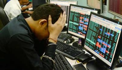 Sensex falls over 360 points, Nifty slips below 10,800