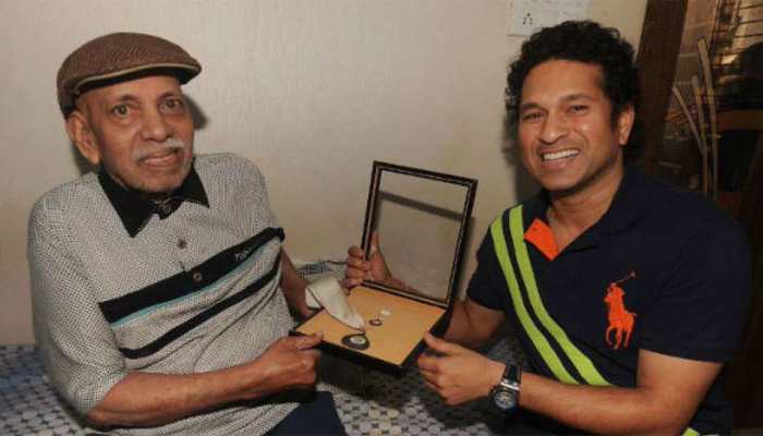 I learnt my ABCD of cricket under Ramakant Achrekar sir&#039;s presence: Sachin Tendulkar after coach&#039;s demise