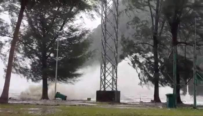 Thousands of Thais seek shelter as first tropical storm in decades nears coast