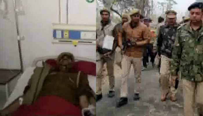 UP cop, who shouted &#039;thain, thain&#039; to scare criminals, injured in firing by miscreants in Sambhal