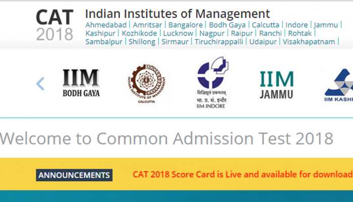 CAT Result 2018 declared by IIM Calcutta; download scorecard from iimcat.ac.in CAT Result 2018 declared by IIM Calcutta; download scorecard from iimcat.ac.in