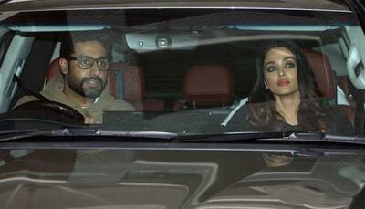 Aishwarya-Abhishek Bachchan visit Sonali Bendre at her residence – See Pics
