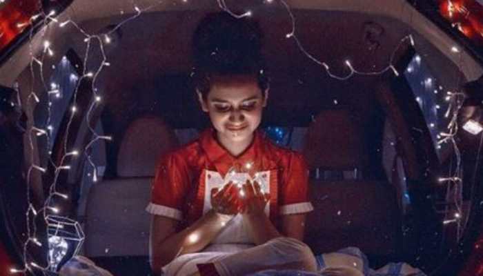 Priya Prakash Varrier turns car's rear into a dreamy spot with fairy lights-See pic