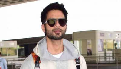 Shahid Kapoor, Mira Rajput snapped at airport as they leave for Delhi