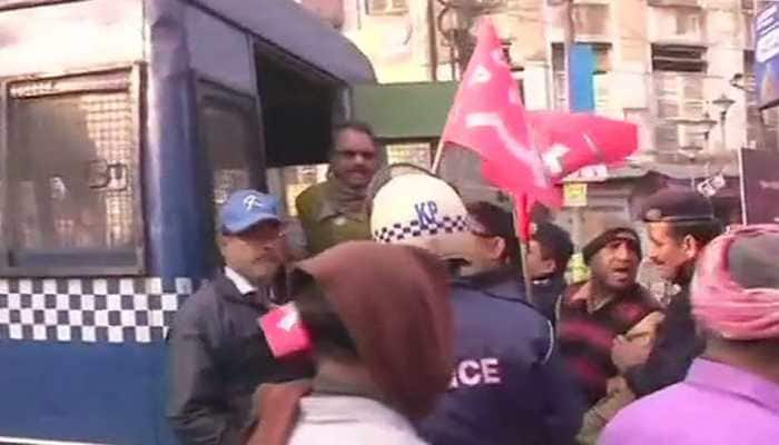 Bharat bandh: CPM workers detained in Kolkata