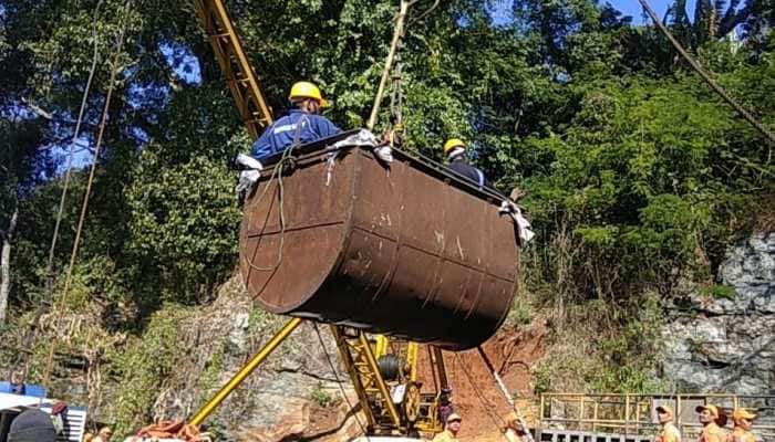 Meghalaya miners rescue ops latest update, Day 27: Navy&#039;s machine to measure visibility at mine&#039;s bottom gets stuck