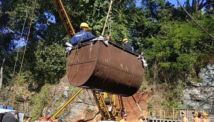 Meghalaya miners rescue ops latest update, Day 27: Navy's machine to measure visibility at mine's bottom gets stuck