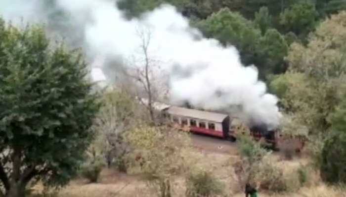 Fire breaks out in engine of a train with 200 passengers in Himachal Pradesh