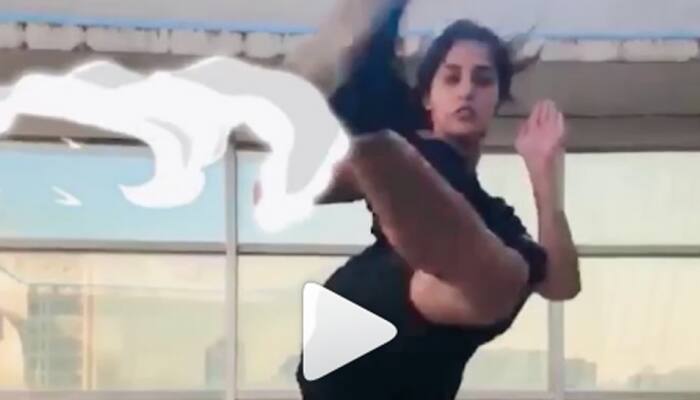 Disha Patani flaunts her Kung fu skills ahead of Bharat release-Watch