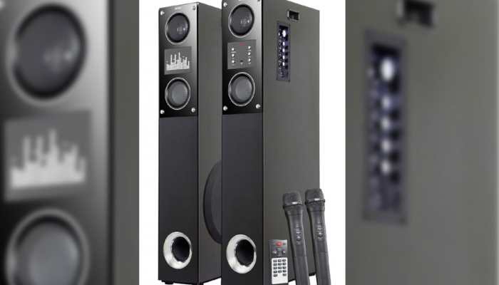 Intex launches Multimedia Trolley Speaker T-200, Tower Speaker with Dual Mike