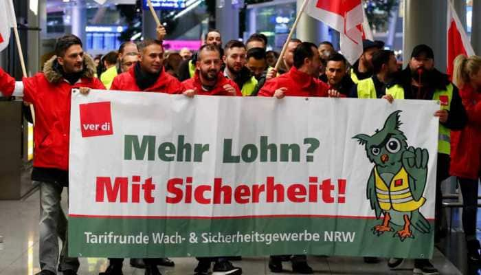 German airport security staff strike hits more than 600 flights