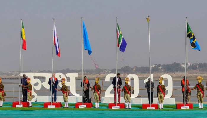 Ahead of Kumbh Mela, UP CM Yogi Adityanath and Deputy CM KP Maurya inspect Prayagraj