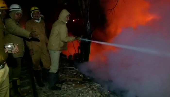 Fire breaks out at Kirti Nagar furniture market in Delhi, no casualties reported