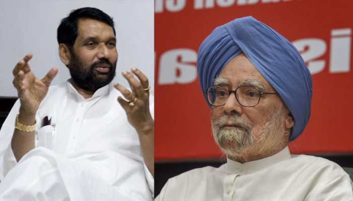 Ram Vilas Paswan mocks Congress over quota, says all ex-PMs except Manmohan Singh hailed from upper caste Ram Vilas Paswan mocks Congress over quota, says all ex-PMs except Manmohan Singh hailed from upper caste