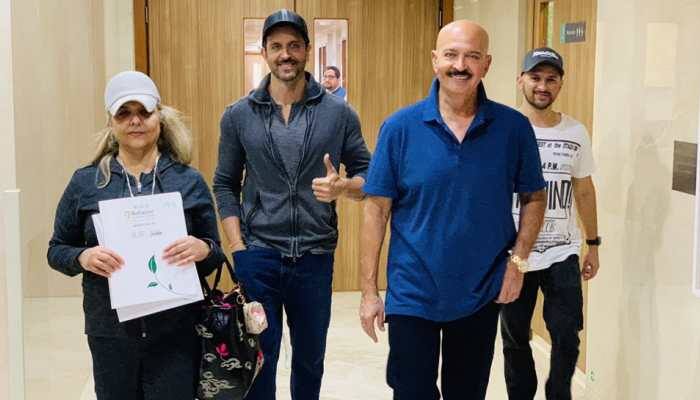 Hrithik Roshan shares new pics with father Rakesh Roshan, says 'Cant stop. Wont stop'