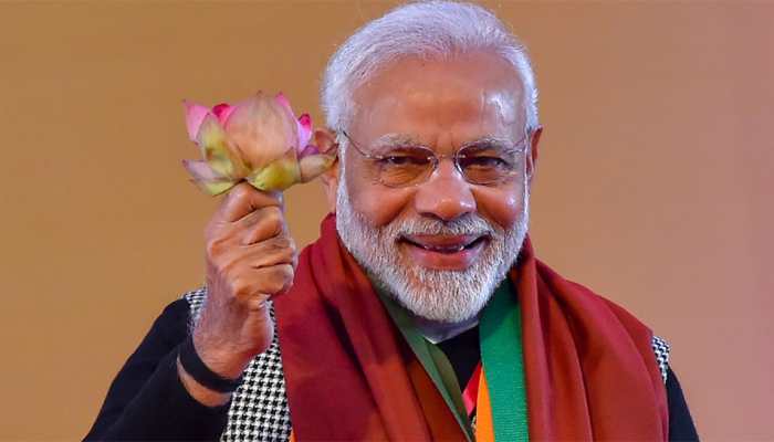 &#039;Abki Bar Phir Modi Sarkar&#039; roar at BJP National Convention; PM Narendra Modi to address cadres today