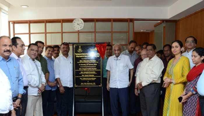 Manohar Parrikar lays foundation stone for school complex in Cujira