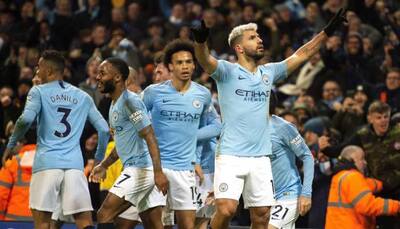 EPL: Manchester City ease past 10-man Wolves to cut gap at top
