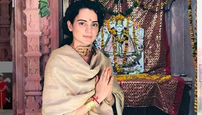 Kangana Ranaut seeks blessings from Kuldevi Maa Mahisasurmardani, visits temple in Himachal—See pic