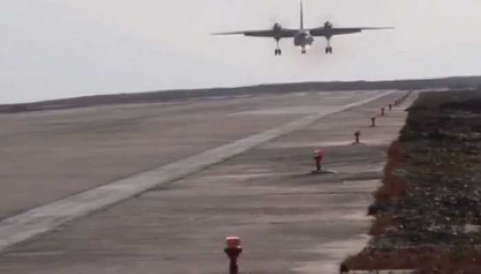 IAF&#039;s AN-32 transport aircraft lands in strategically important Sikkim&#039;s Pakyong airfield