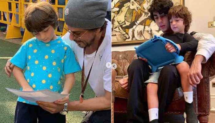 Shah Rukh Khan shares playboys' mantra in this picture with Aryan, AbRam Khan — Take a look