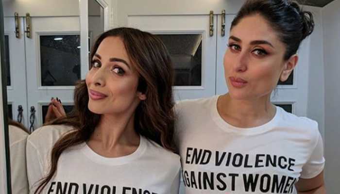 Kareena Kapoor Khan and Malaika Arora wear same t-shirts and it&#039;s a coincidence! See pics