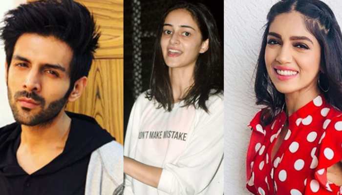 Kartik, Bhumi, Ananya in 'Pati Patni Aur Woh'