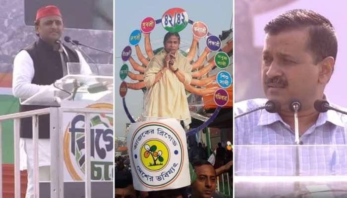 United India Rally: Who said what at the mega Opposition rally in West Bengal