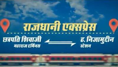 Rajdhani Express between Mumbai and Delhi flagged off; check all details of the bi-weekly train