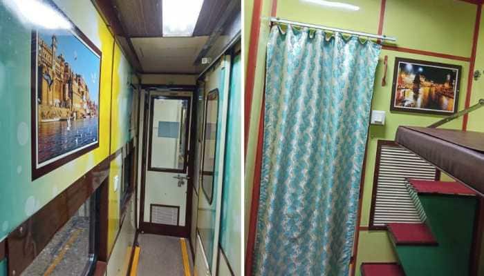 First AC Coach of Kashi Vishwanath Express gets a makeover! Here&#039;s the new look
