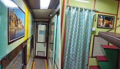 First AC Coach of Kashi Vishwanath Express gets a makeover! Here's the new look