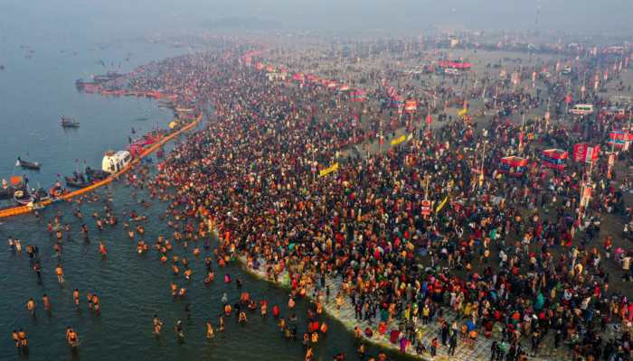 Fire breaks out due to gas cylinder leakage in tent at Prayagraj’s Kumbh Mela