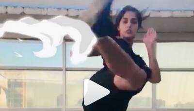 Disha Patani's sweep kick video will blow your mind-Watch
