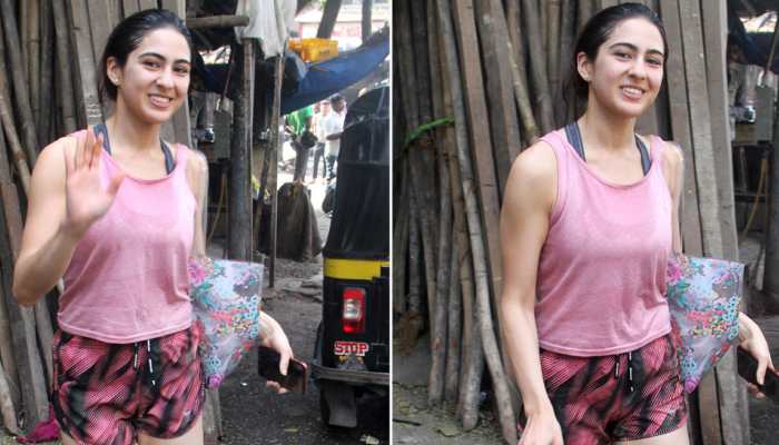 Sara Ali Khan keeps her gym look sporty yet high on style- See pics