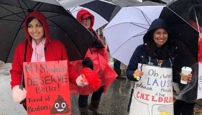 Los Angeles teachers to stay off the job Tuesday despite progress in strike talks