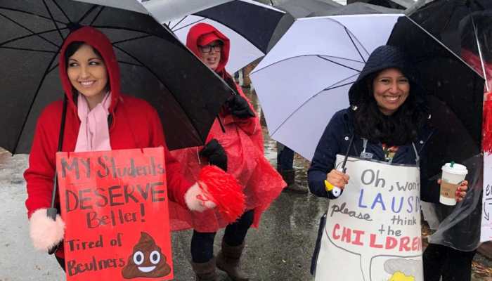 Los Angeles teachers to stay off the job Tuesday despite progress in strike talks