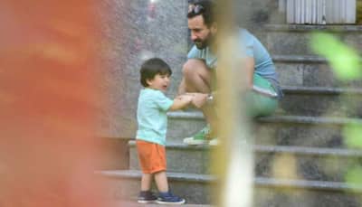 What is it that Taimur wants from daddy cool Saif Ali Khan in these pics?