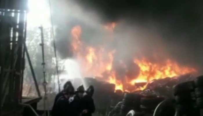 Fire breaks out in tyre godown in Navi Mumbai's Nauda Fata area
