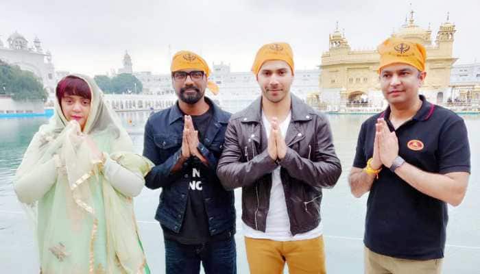 Varun Dhawan visits Golden Temple, begins shoot of new dance film - See Pics