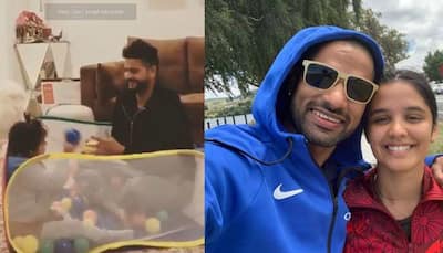 Cricketers Suresh Raina and Shikhar Dhawan share cute moments with daughters on National Girl Child Day