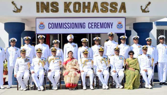 Indian Navy's latest sword arm INS Kohassa commissioned in Andaman and Nicobar Islands Indian Navy's latest sword arm INS Kohassa commissioned in Andaman and Nicobar Islands