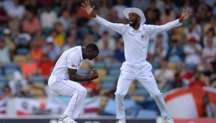 5 wickets for 17 runs: Kemar Roach&#039;s heroics help Windies bowl out England for 77