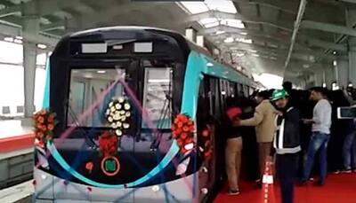 Aqua Line, connecting Noida to Greater Noida, witnesses 11,625 passengers on day 1