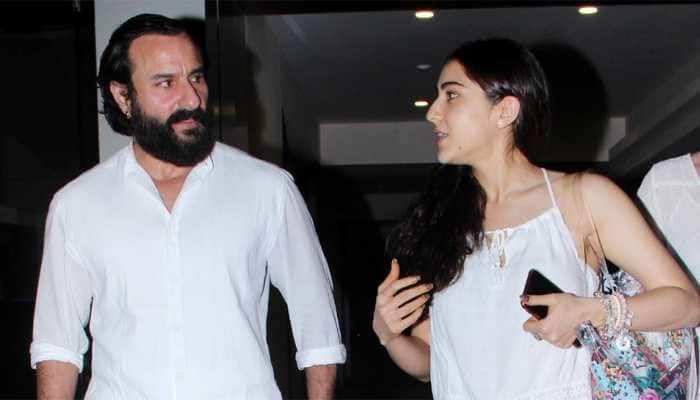 This childhood picture of Sara Ali Khan with her dad Saif Ali Khan is the cutest thing on internet today!