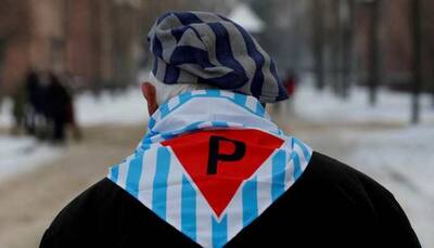 Far right protest during Auschwitz camp liberation commemoration