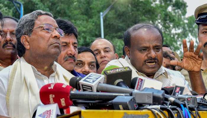 Congress downplays rift after Kumaraswamy says ready to step down as Karnataka CM Congress downplays rift after Kumaraswamy says ready to step down as Karnataka CM